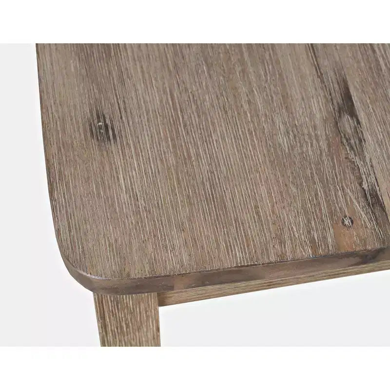 Jofran, sgabello da bar con schienale a X in legno spazzolato Coastal Tides (set da 2)