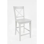 Jofran, Sgabelli da bancone classici X-Back in legno massello Simplicity (Set di 2)