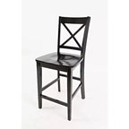 Jofran, Sgabelli da bancone classici X-Back in legno massello Simplicity (Set di 2)