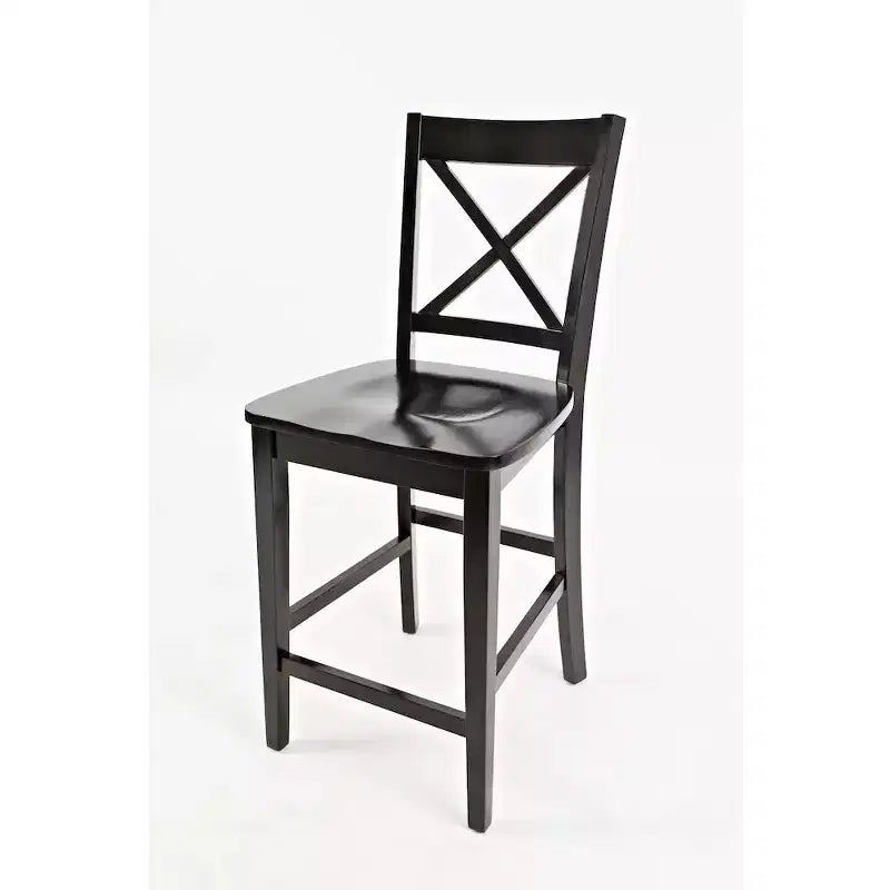 Jofran, Sgabelli da bancone classici X-Back in legno massello Simplicity (Set di 2)