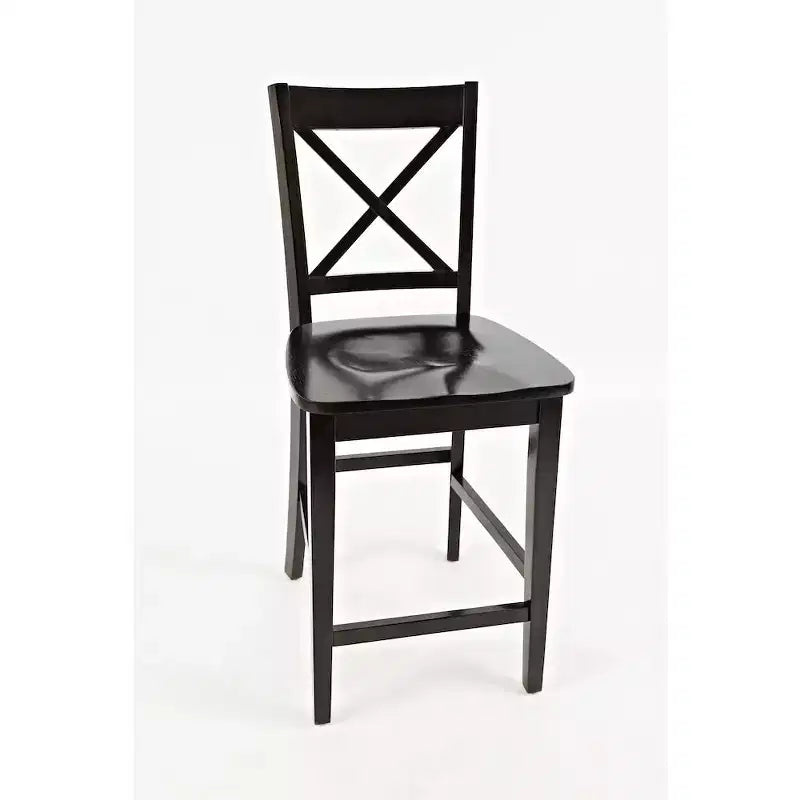 Jofran, Sgabelli da bancone classici X-Back in legno massello Simplicity (Set di 2)