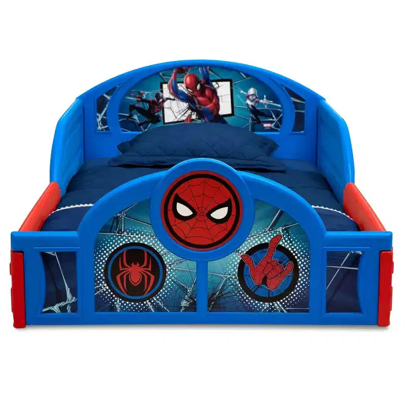 Marvel Spider-Man Lettino per Bambini con Funzione di Gioco