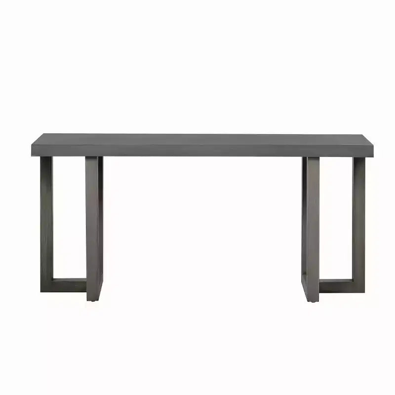 Consolle moderna con gambe in legno robuste, tavolo da ingresso, tavolino da divano rustico per corridoio, soggiorno o ufficio - Panipeachy