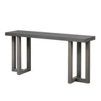 Consolle moderna con gambe in legno robuste, tavolo da ingresso, tavolino da divano rustico per corridoio, soggiorno o ufficio - Panipeachy