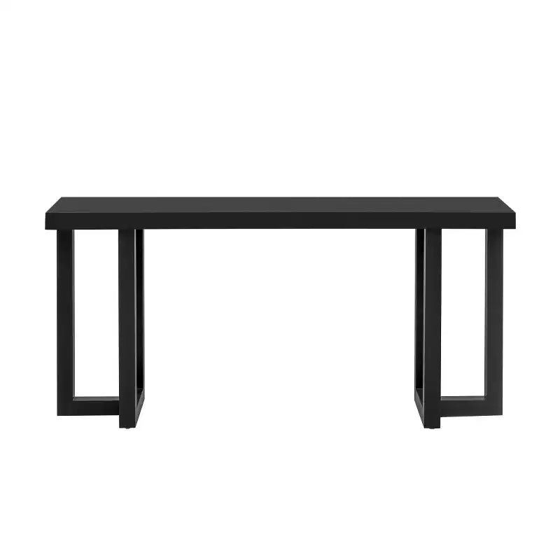 Consolle moderna con gambe in legno robuste, tavolo da ingresso, tavolino da divano rustico per corridoio, soggiorno o ufficio - Panipeachy