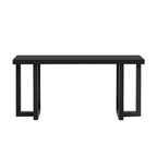 Consolle moderna con gambe in legno robuste, tavolo da ingresso, tavolino da divano rustico per corridoio, soggiorno o ufficio - Panipeachy
