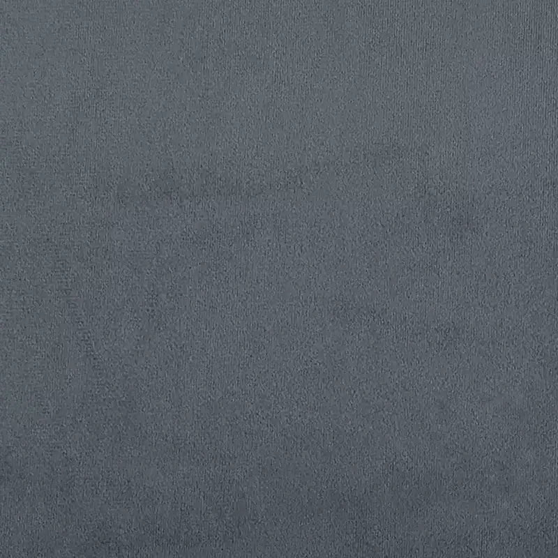 Struttura letto in velluto grigio scuro, compensato, legno multistrato, Twin XL