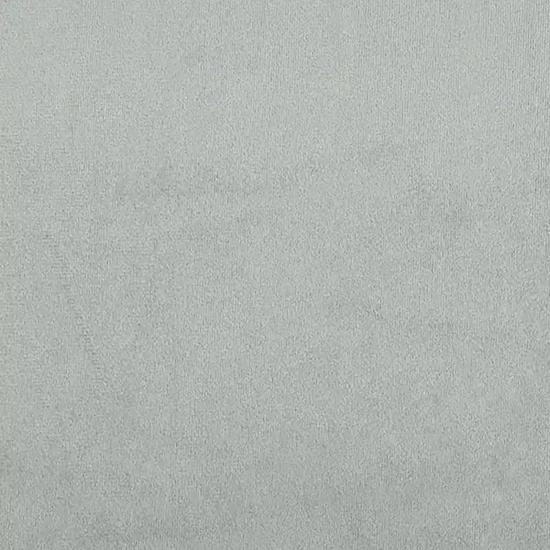 Giroletto Con Testiera Velluto Grigio Chiaro, Compensato, Legno Ingegnerizzato