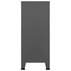 vidaXL Cassettiera Portadocumenti Credenza Cassettiera Mobile Contenitore per Ufficio Acciaio