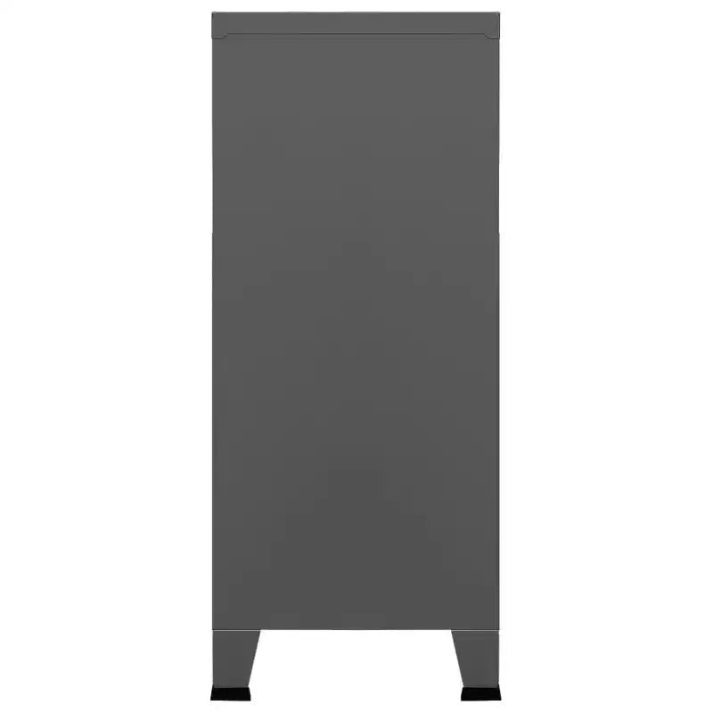 vidaXL Cassettiera Portadocumenti Credenza Cassettiera Mobile Contenitore per Ufficio Acciaio