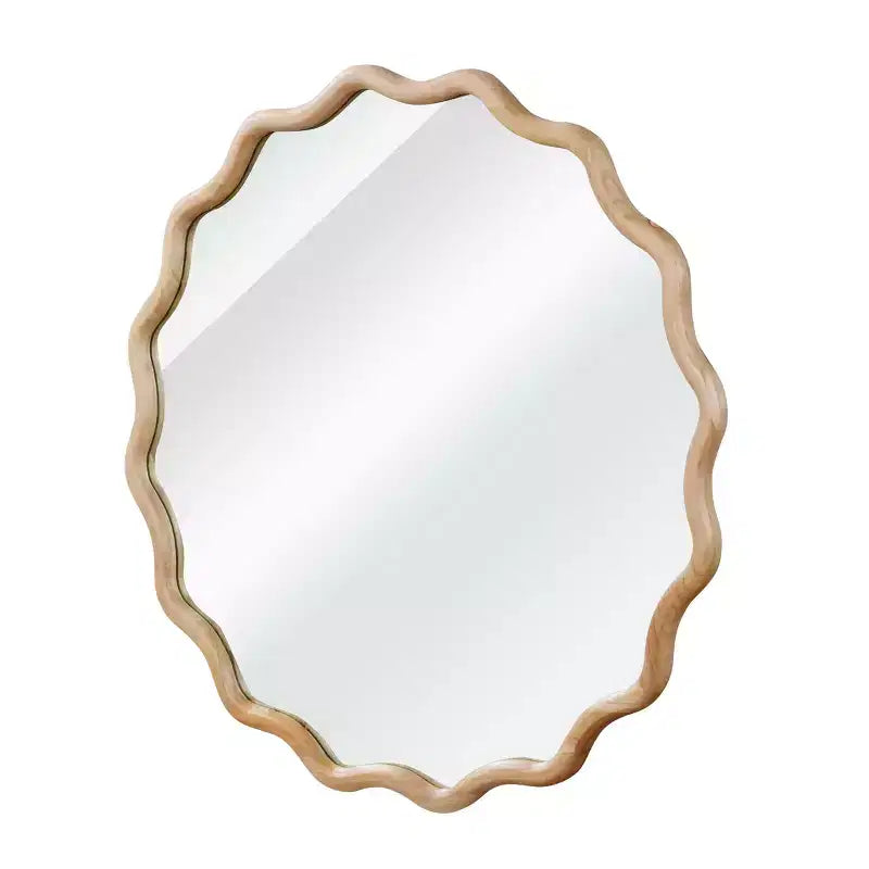 Specchio decorativo rotondo ondulato GDFStudio Nivelle