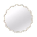Specchio decorativo rotondo ondulato GDFStudio Nivelle