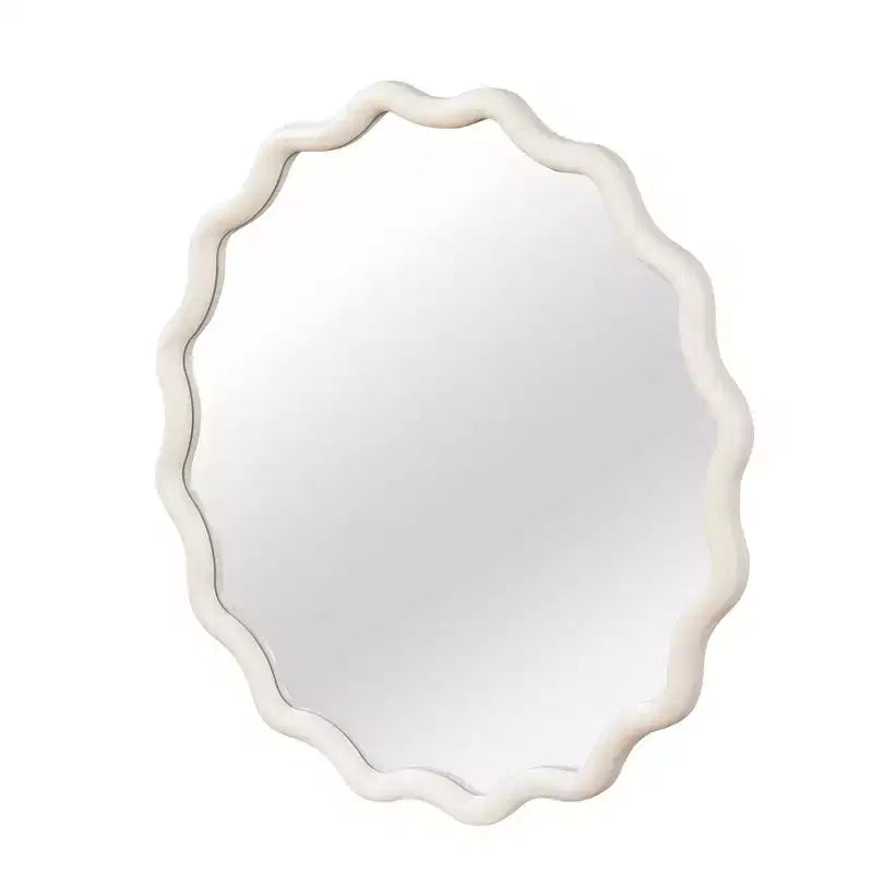 Specchio decorativo rotondo ondulato GDFStudio Nivelle