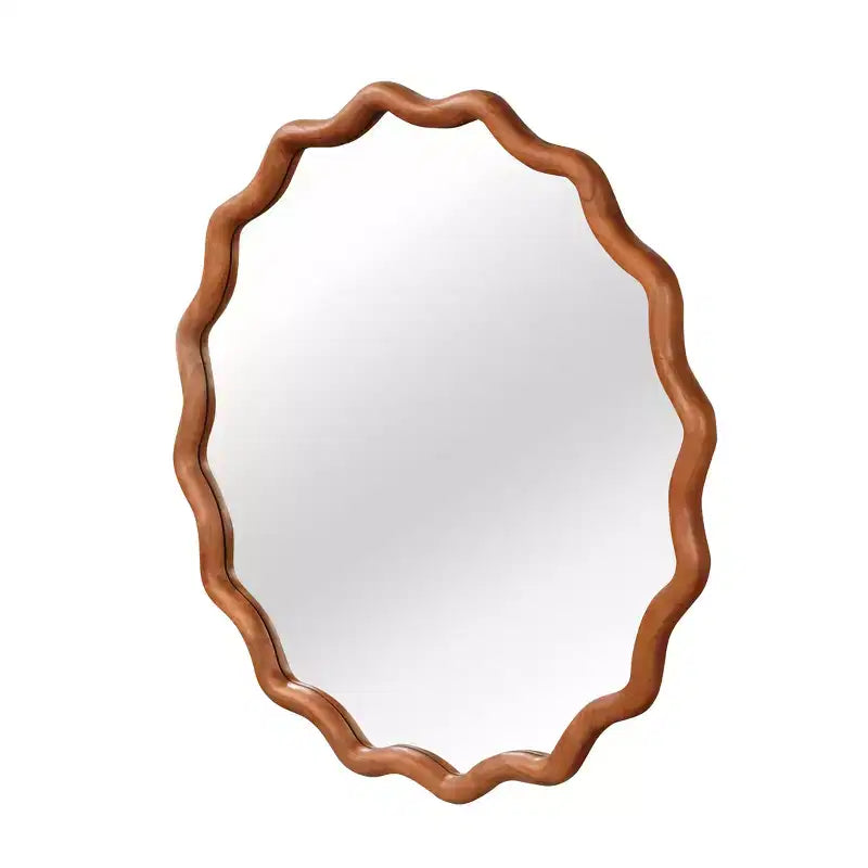 Specchio decorativo rotondo ondulato GDFStudio Nivelle