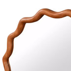 Specchio decorativo rotondo ondulato GDFStudio Nivelle