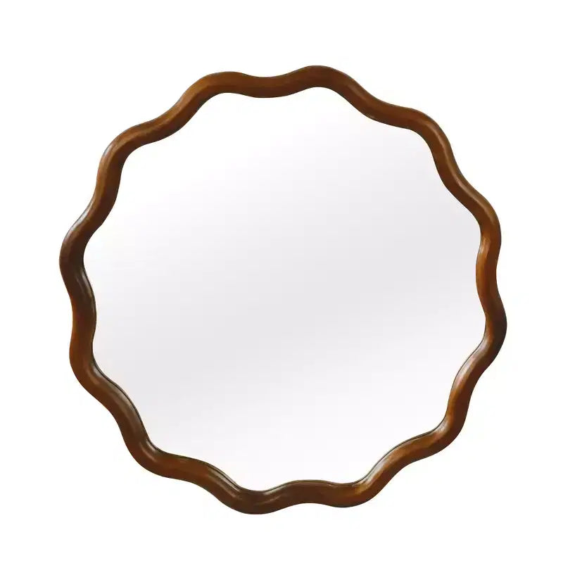 Specchio decorativo rotondo ondulato GDFStudio Nivelle