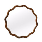 Specchio decorativo rotondo ondulato GDFStudio Nivelle