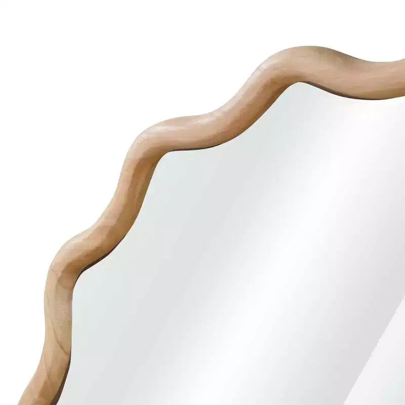 Specchio decorativo rotondo ondulato GDFStudio Nivelle