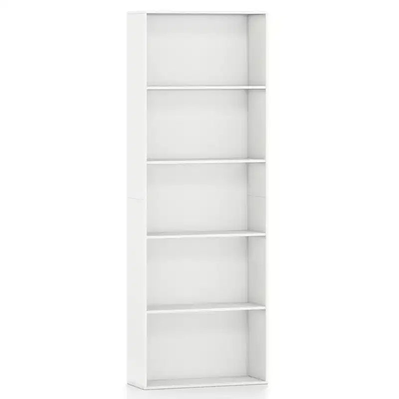 Costway Scaffale a 5 Ripiani Libreria Aperta Espositore Organizzatore Salvaspazio