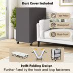 Costway Letto Pieghevole con Materasso 75 x 39, Letto a Scomparsa per Adulti Singolo con Materasso in Memory Foam e Cuscino