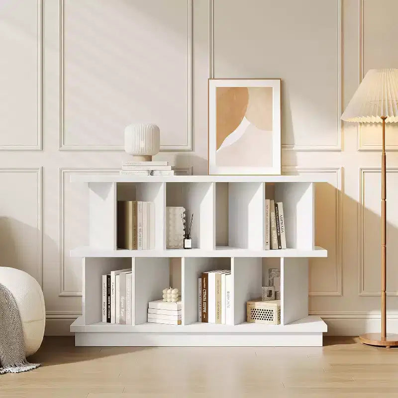 COZONY Scaffale Portaoggetti a 8 Cubi, Libreria a Cubi con 10 Pannelli Rimovibili per Soggiorno, Camera da Letto e Ufficio