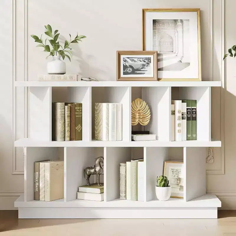 COZONY Scaffale Portaoggetti a 8 Cubi, Libreria a Cubi con 10 Pannelli Rimovibili per Soggiorno, Camera da Letto e Ufficio