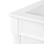 Mobile bagno da 60 cm con lavabo, armadietto da bagno con 2 ripiani, mobile da bagno in legno autoportante