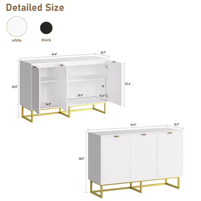 Mobile buffet, Armadietto contenitore con ripiani, Credenza in legno con consolle per organizzazione, Cucina, Sala da pranzo, Salotto, Ingresso