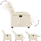 vidaXL Poltrona reclinabile, regolabile, per Home Theater, in similpelle