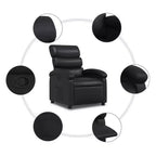 vidaXL Poltrona reclinabile, regolabile, per Home Theater, in similpelle
