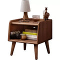 Bedside Tables, Side Tables Living Room with Large Open Storage Compartment, 4 Legs Bedside Cupboard