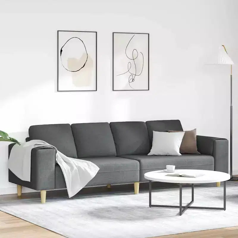 Divano Tessuto grigio scuro