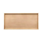 Tavolino rettangolare in legno Kate and Laurel Eastmont, 46x22x17, Naturale