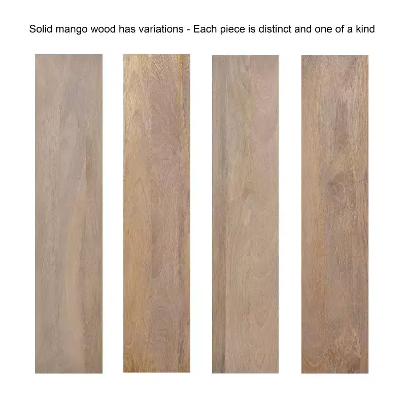 Tavolino rettangolare in legno Kate and Laurel Eastmont, 46x22x17, Naturale
