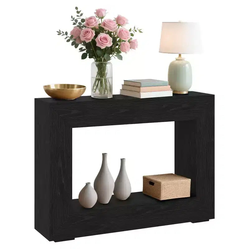 47 in Console Table for Entryway, Wooden Entry Table Foyer Hallway Tables, Rustic Farmhouse Decor