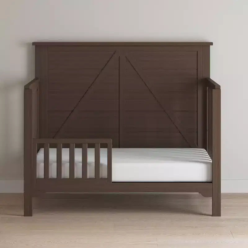 Culla trasformabile 4-in-1 Child Craft Woodland, si converte in lettino da giorno, lettino per bambini, letto a una piazza e mezza, 3 posizioni materasso, finitura sicura per neonati