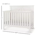 Culla trasformabile 4-in-1 Child Craft Woodland, si converte in lettino da giorno, lettino per bambini, letto a una piazza e mezza, 3 posizioni materasso, finitura sicura per neonati