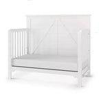 Culla trasformabile 4-in-1 Child Craft Woodland, si converte in lettino da giorno, lettino per bambini, letto a una piazza e mezza, 3 posizioni materasso, finitura sicura per neonati