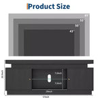 Mobile TV Moderno per TV fino a 65 pollici, Porta TV da 63'' in Legno con Mobiletti Contenitori, Consolle Multimediale per Soggiorno e Camera da Letto