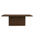 Christopher Knight Home Tessa Tavolo da pranzo moderno rettangolare 8 posti 84" oversize con base a piedistallo