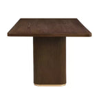 Christopher Knight Home Tessa Tavolo da pranzo moderno rettangolare 8 posti 84" oversize con base a piedistallo