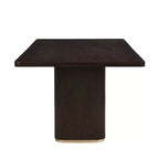 Christopher Knight Home Tessa Tavolo da pranzo moderno rettangolare 8 posti 84" oversize con base a piedistallo