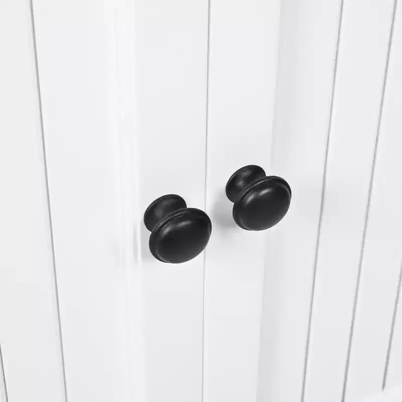 Mobile lavabo da bagno compatto da 20 pollici con contenitore, mobiletto da bagno in legno con cassetti e ante, bianco
