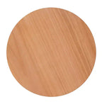 Tavolino rotondo in rattan con gambe in legno massiccio, tavolino d'appoggio da 15,7" - ModernLuxe