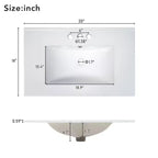 Mobiletto da bagno da 76 cm con lavello incorporato e cassetti salvaspazio, di colore verde