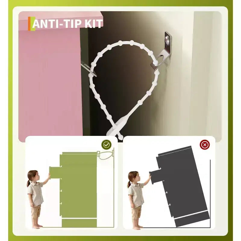 Comò alto moderno a 5 cassetti per camera da letto, cassettiera in legno con guide a chiusura silenziosa, organizer da ingresso bianco resistente all'acqua
