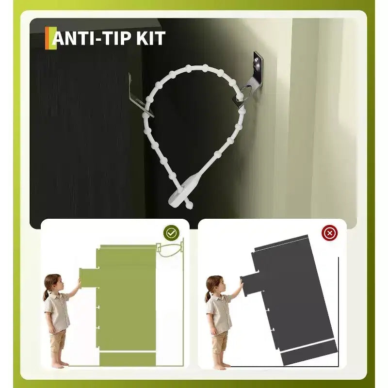 Comò alto moderno a 5 cassetti per camera da letto, cassettiera in legno con guide a chiusura silenziosa, organizer da ingresso bianco resistente all'acqua