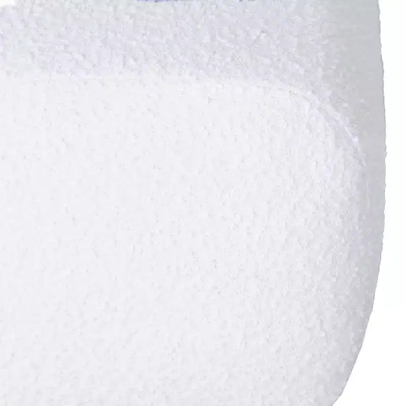 Panca ottomana bouclé soffice TUYOHW 47.2 dal design estetico, panca ottomana accentata moderna di metà secolo per soggiorno, panca ottomana da fondo letto, avorio