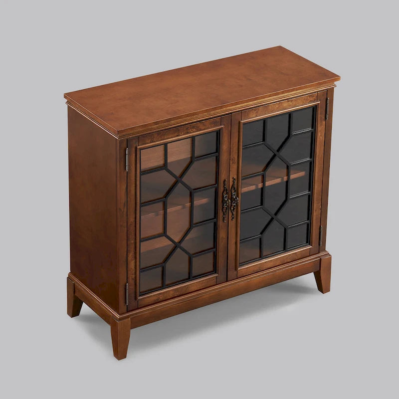 Credenza e buffet, armadietto decorativo con ante, mobiletto console effetto invecchiato per ingresso, soggiorno, camera da letto, cucina