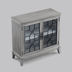 Credenza e buffet, armadietto decorativo con ante, mobiletto console effetto invecchiato per ingresso, soggiorno, camera da letto, cucina